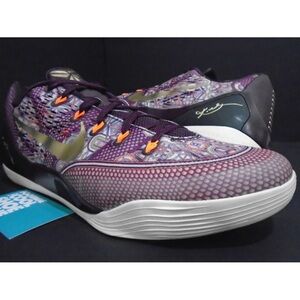 2014 NIKE ZOOM KOBE IX EM SILK MERLOT RED GOLD ORANGE OFF WHITE 646701-676 12